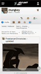 Mobile Screenshot of mungkey.deviantart.com