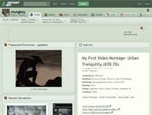Tablet Screenshot of mungkey.deviantart.com