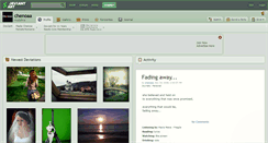Desktop Screenshot of chenoaa.deviantart.com