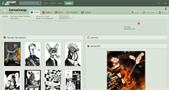 Desktop Screenshot of karmaorange.deviantart.com