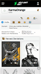 Mobile Screenshot of karmaorange.deviantart.com