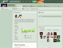 Tablet Screenshot of heathoah.deviantart.com