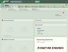 Tablet Screenshot of djfox-.deviantart.com