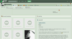 Desktop Screenshot of lightciclearts.deviantart.com