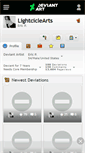 Mobile Screenshot of lightciclearts.deviantart.com