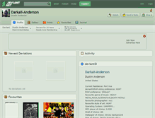 Tablet Screenshot of darkaii-anderson.deviantart.com
