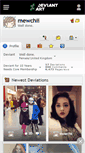 Mobile Screenshot of mewchii.deviantart.com