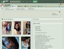 Tablet Screenshot of mewchii.deviantart.com