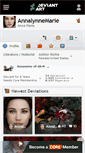Mobile Screenshot of annalynnemarie.deviantart.com