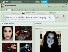 Tablet Screenshot of annalynnemarie.deviantart.com