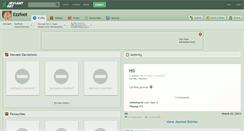 Desktop Screenshot of ezzfoot.deviantart.com