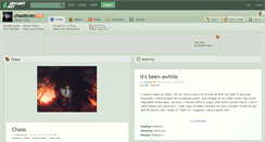 Desktop Screenshot of chaoticsin.deviantart.com
