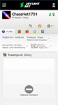 Mobile Screenshot of chaosnet1701.deviantart.com