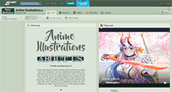 Desktop Screenshot of anime-illustrations.deviantart.com