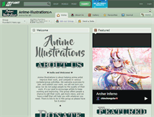 Tablet Screenshot of anime-illustrations.deviantart.com