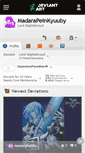 Mobile Screenshot of madarapeinkyuuby.deviantart.com