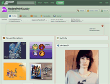 Tablet Screenshot of madarapeinkyuuby.deviantart.com