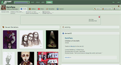 Desktop Screenshot of kornfans.deviantart.com