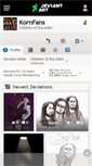 Mobile Screenshot of kornfans.deviantart.com
