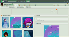 Desktop Screenshot of luna-de-viento37.deviantart.com