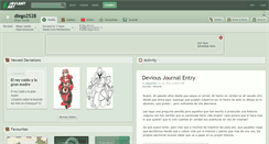 Desktop Screenshot of diego2528.deviantart.com