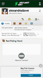Mobile Screenshot of alexandradawe.deviantart.com