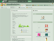 Tablet Screenshot of daisyandrosalinaclub.deviantart.com