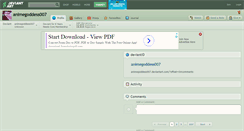 Desktop Screenshot of animegoddess007.deviantart.com