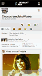 Mobile Screenshot of cioccocremolatowonka.deviantart.com