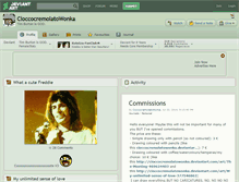 Tablet Screenshot of cioccocremolatowonka.deviantart.com