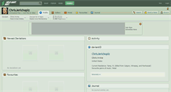 Desktop Screenshot of chrisjerichoplz.deviantart.com