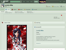 Tablet Screenshot of lovely-mika.deviantart.com