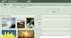 Desktop Screenshot of freec.deviantart.com