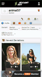 Mobile Screenshot of animal57.deviantart.com