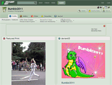 Tablet Screenshot of bumble2011.deviantart.com
