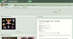 Desktop Screenshot of magi58.deviantart.com