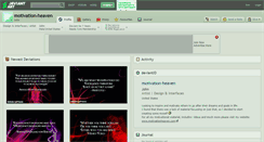 Desktop Screenshot of motivation-heaven.deviantart.com