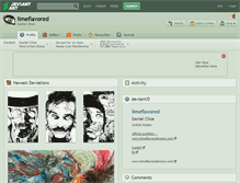 Tablet Screenshot of limeflavored.deviantart.com