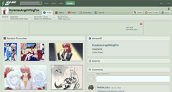 Desktop Screenshot of kuramasangelwingfox.deviantart.com
