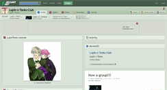 Desktop Screenshot of lupin-x-tonks-club.deviantart.com