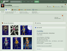 Tablet Screenshot of eva4aikka.deviantart.com