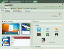 Tablet Screenshot of nazarko2405.deviantart.com