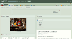 Desktop Screenshot of gillianb.deviantart.com