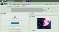 Desktop Screenshot of lysiblade.deviantart.com
