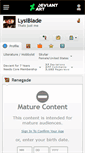 Mobile Screenshot of lysiblade.deviantart.com