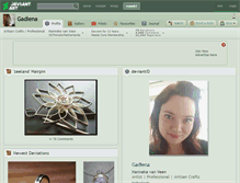 Tablet Screenshot of gadiena.deviantart.com