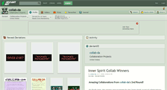 Desktop Screenshot of collab-da.deviantart.com