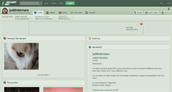 Desktop Screenshot of judithdormans.deviantart.com