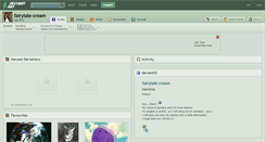 Desktop Screenshot of fairytale-cream.deviantart.com