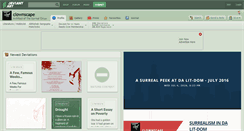 Desktop Screenshot of clownscape.deviantart.com